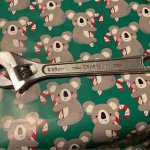 Craftsman Silver Adjustable Wrench 250mm 44604